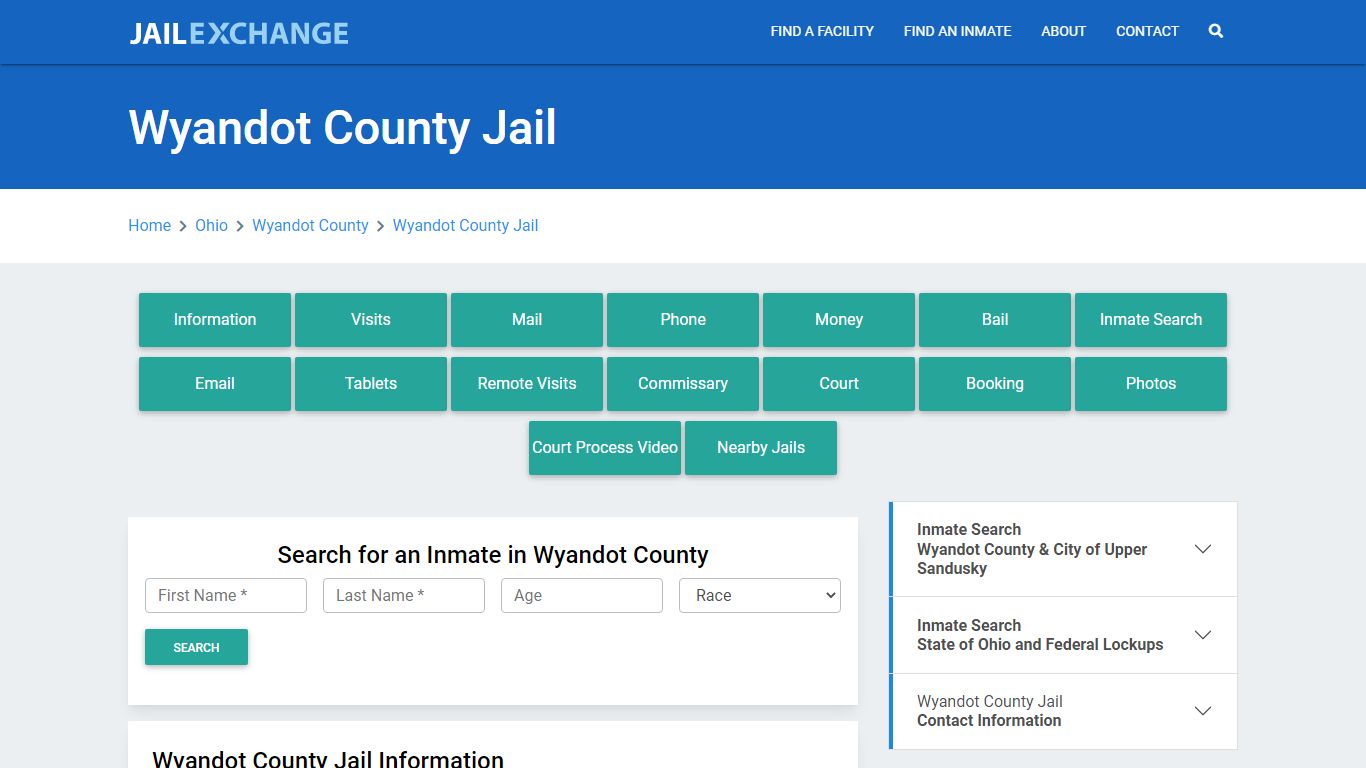 Wyandot County Jail Roster Lookup, OH, Inmate Search